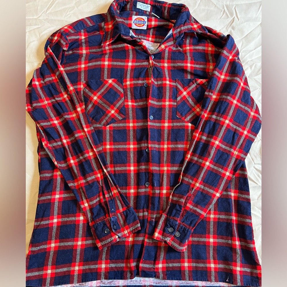 Vintage Deadstock Dickies Flannel Button Down